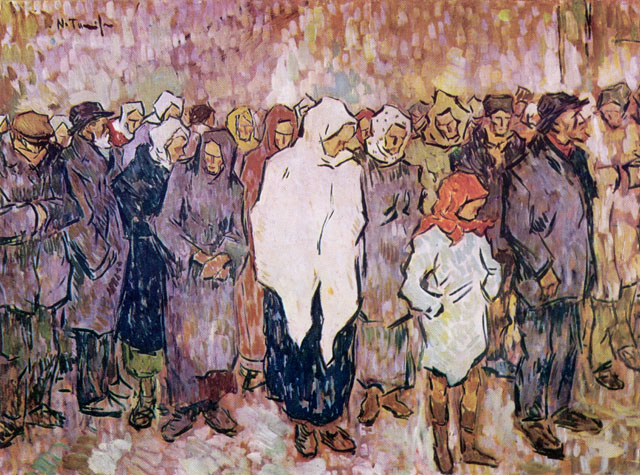 Queuing for Bread, Nicolae Tonitza (1920)