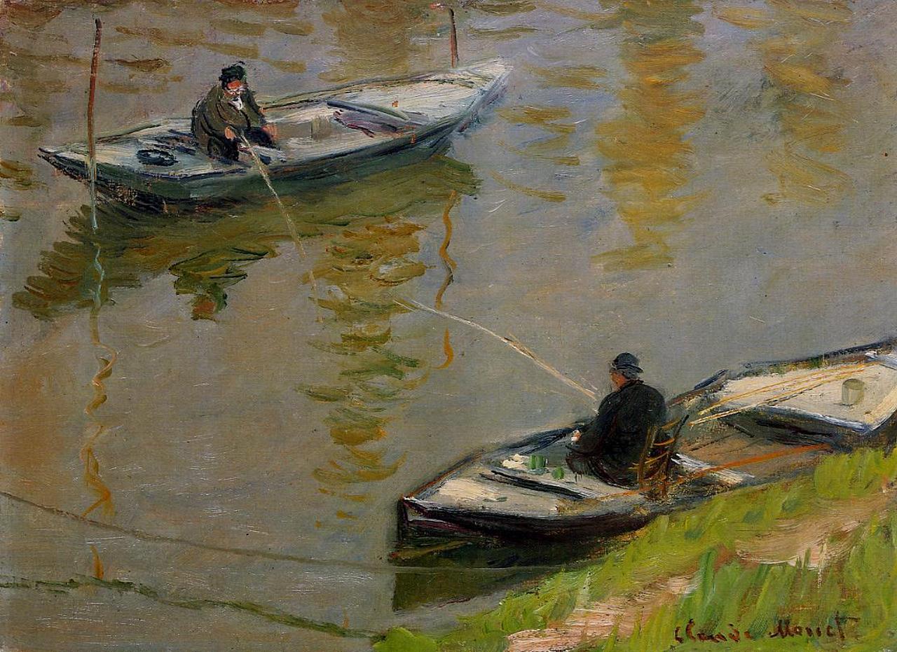 Two Anglers, Claude Monet (1882)