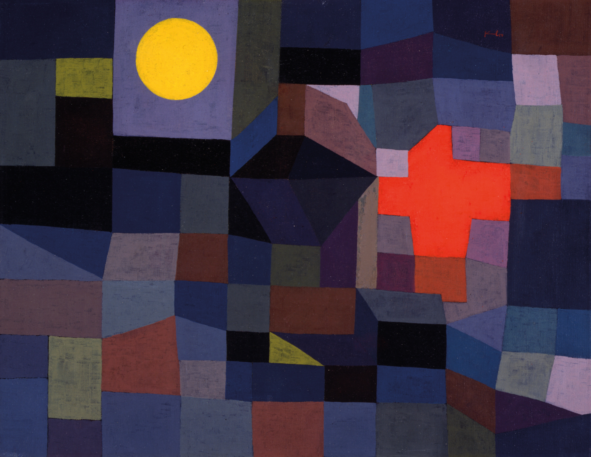 Fire at Full Moon, Paul Klee (1933, Swiss)