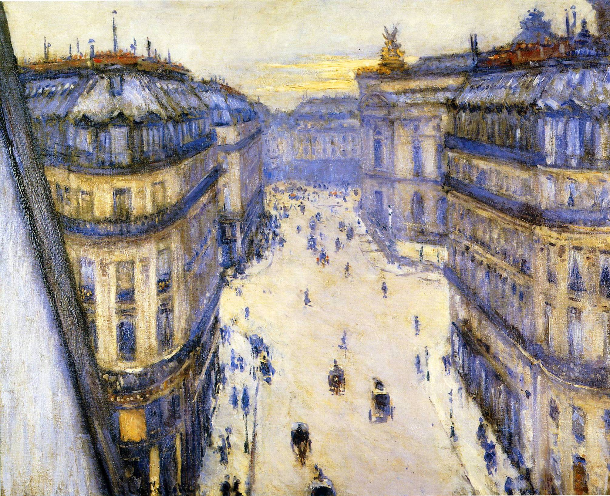 Rue Halevy Seen from the Sixth Floor, Gustave Caillebotte (1878, French)