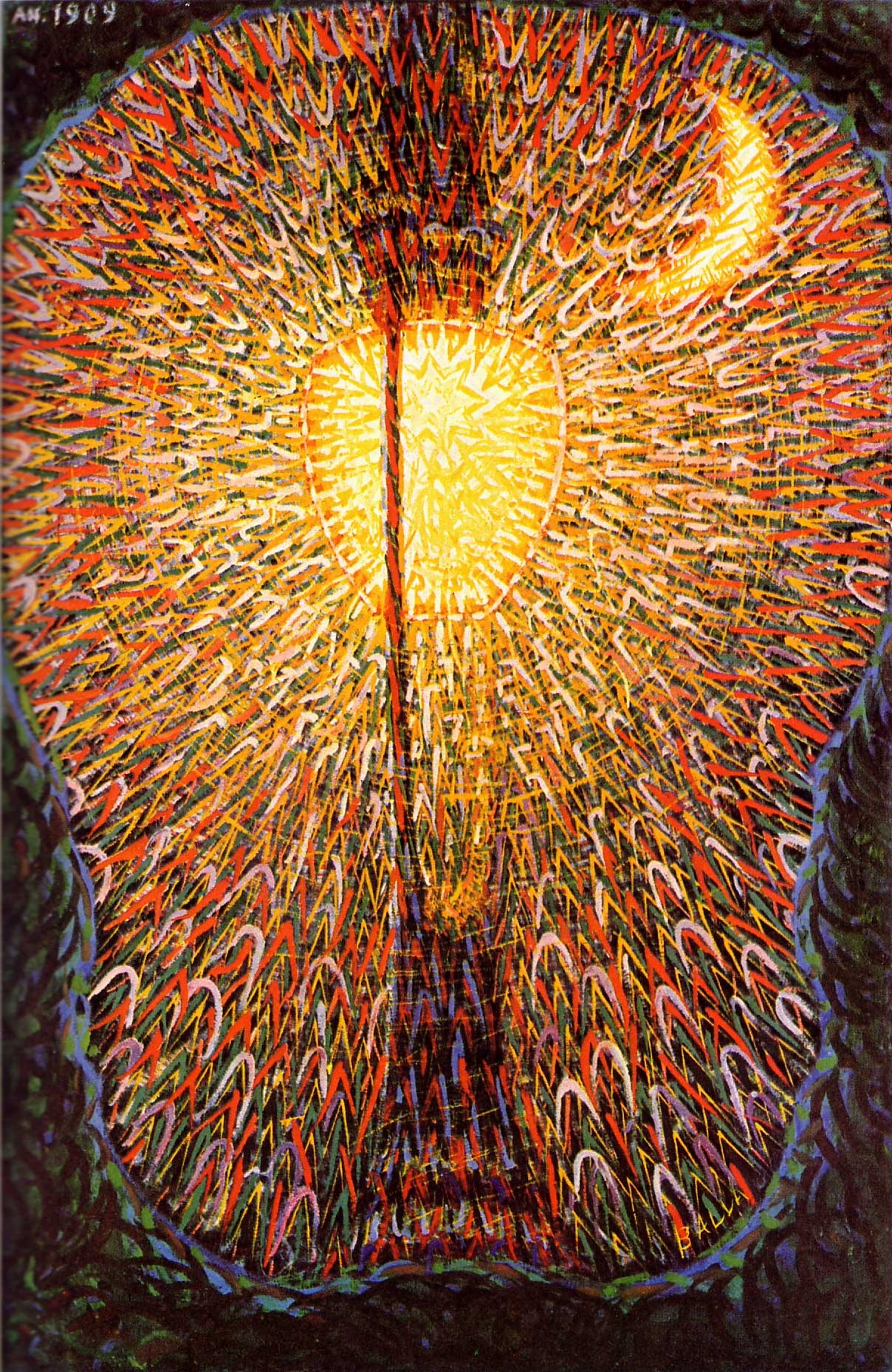 Street Light, Giacomo Balla (Italian, c.1909-11)