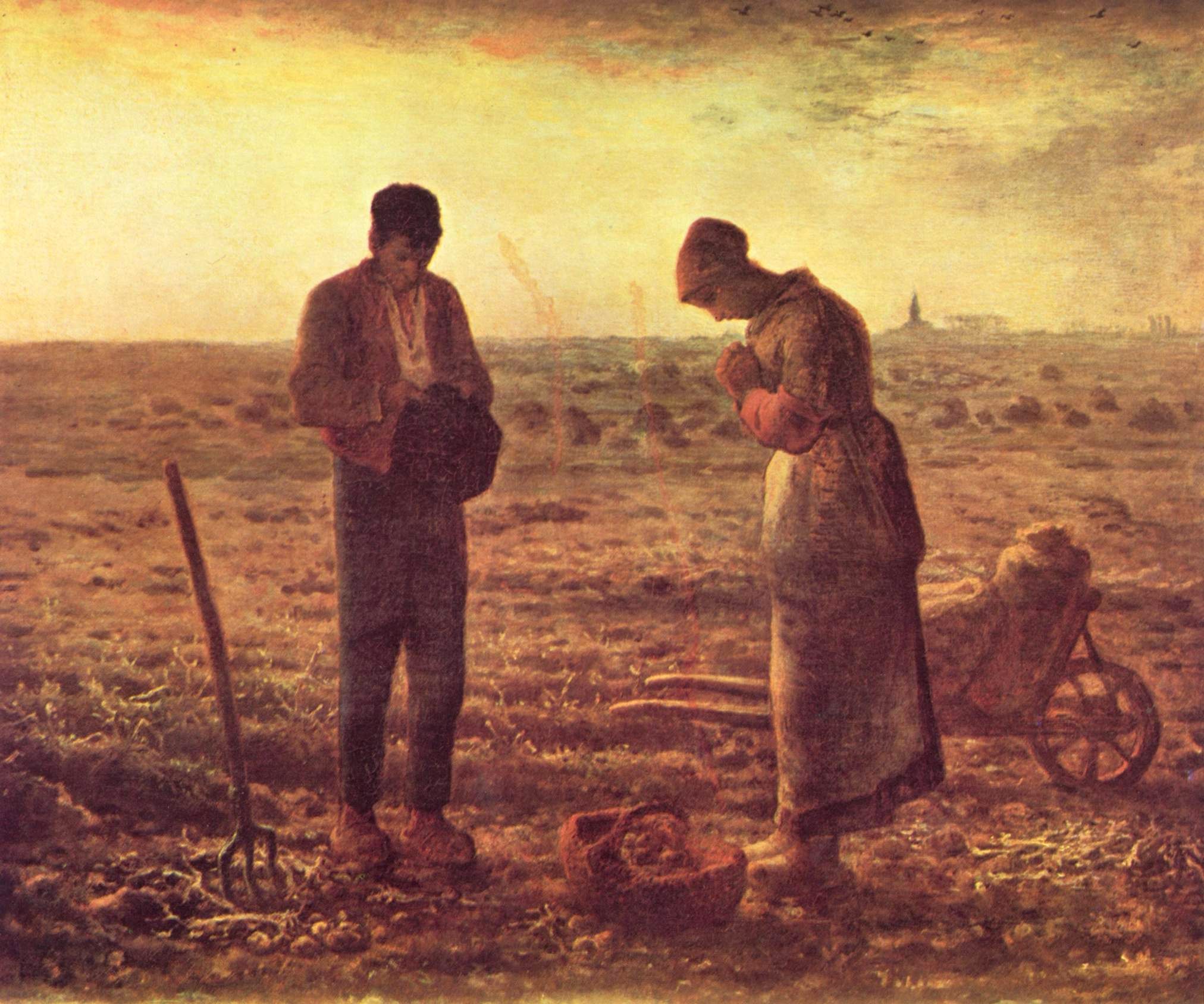 The Angelus, Jean-François Millet (1859, French)